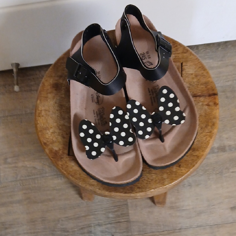 Birkenstock BIRKIS Disney Minnie Mouse Leather Sandals